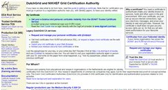 Desktop Screenshot of certificate.nikhef.nl